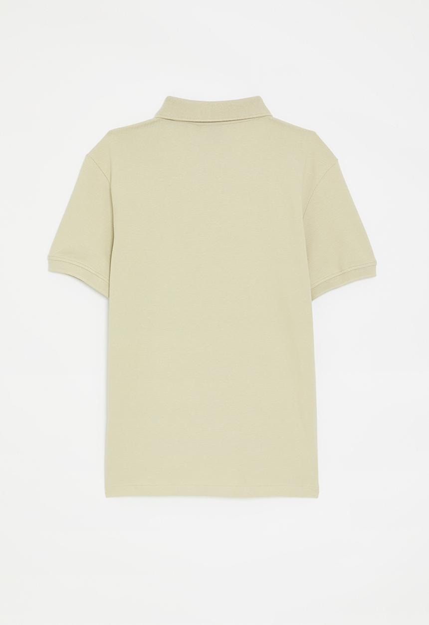 POLO - Boys austin short sleeve golfer - putty