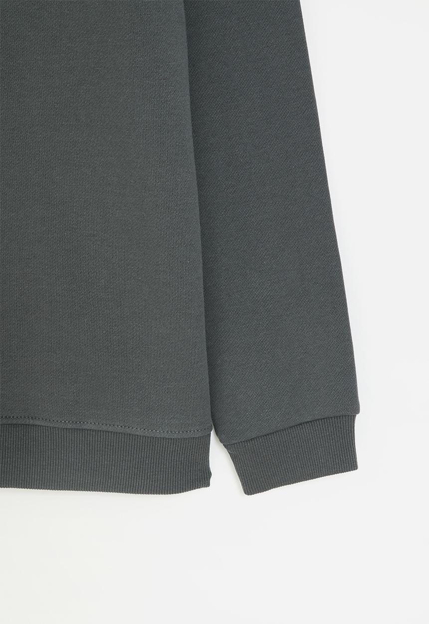 POLO - Boys adrian sweater - gunmetal