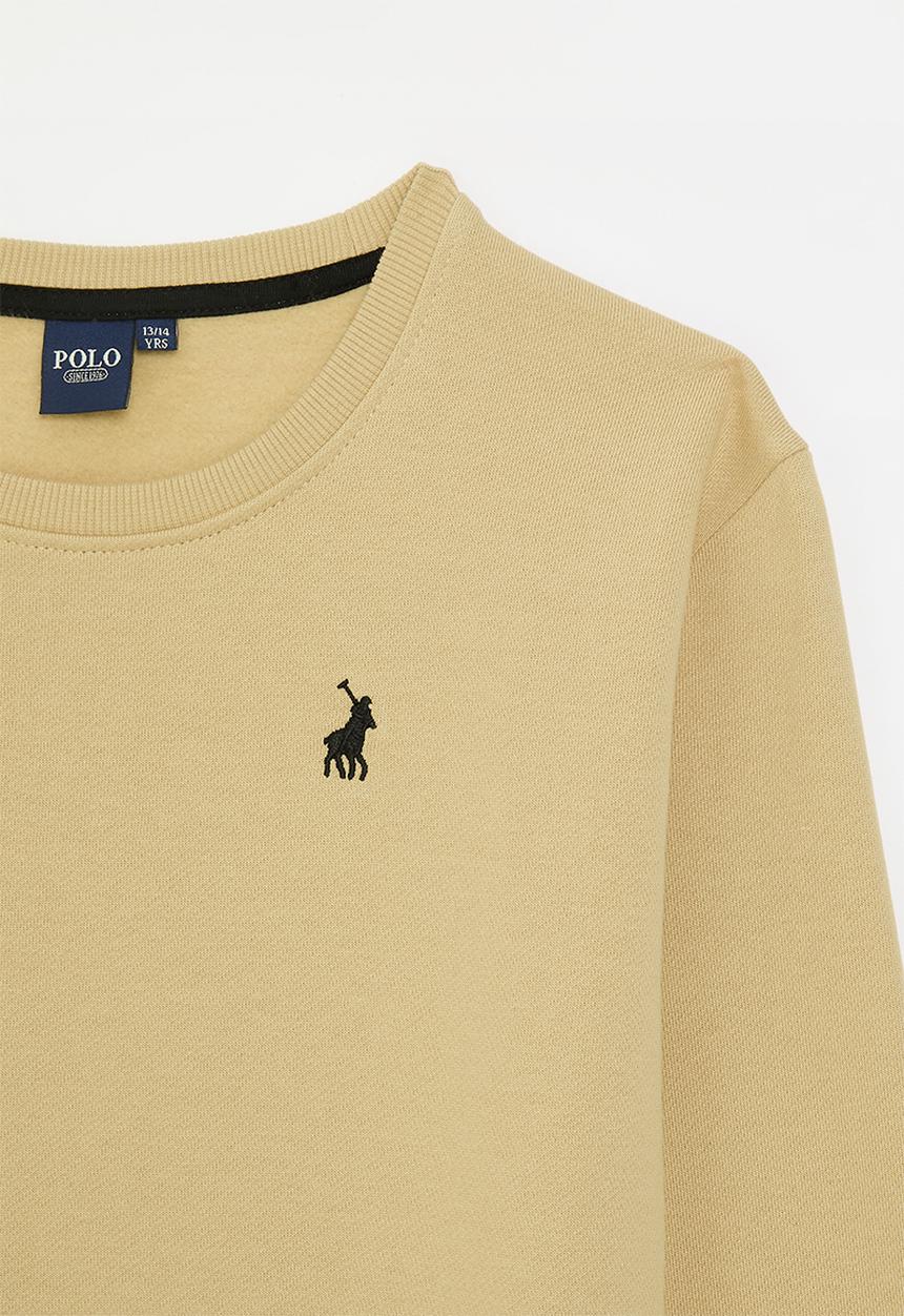 POLO - Boys adrian sweater - camel