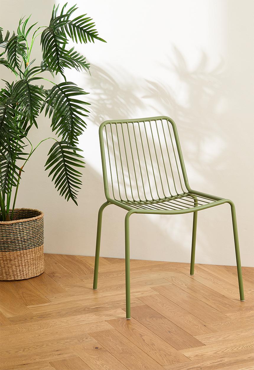 Sixth Floor - Noa Outdoor Dining Chair - Green