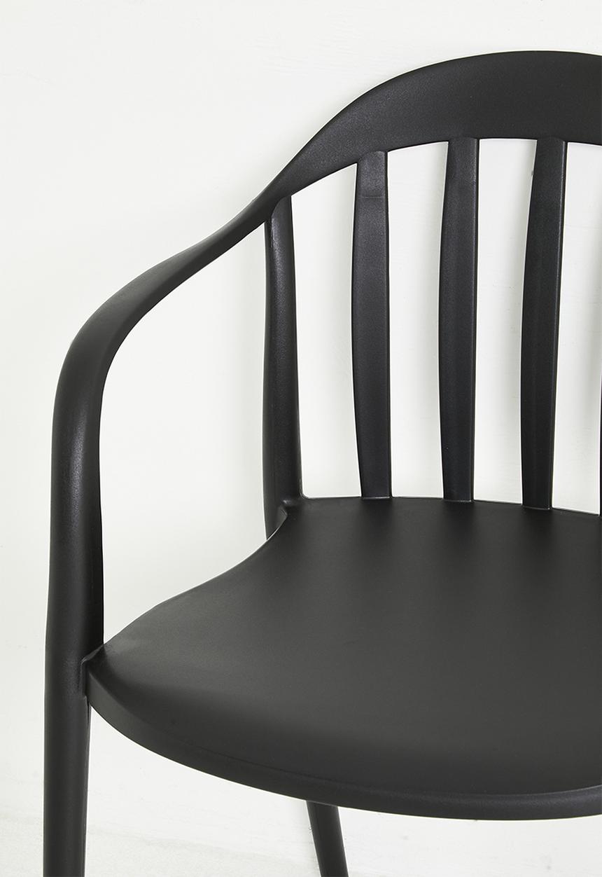 Sixth Floor - Luma Outdoor Dining Chair - Black