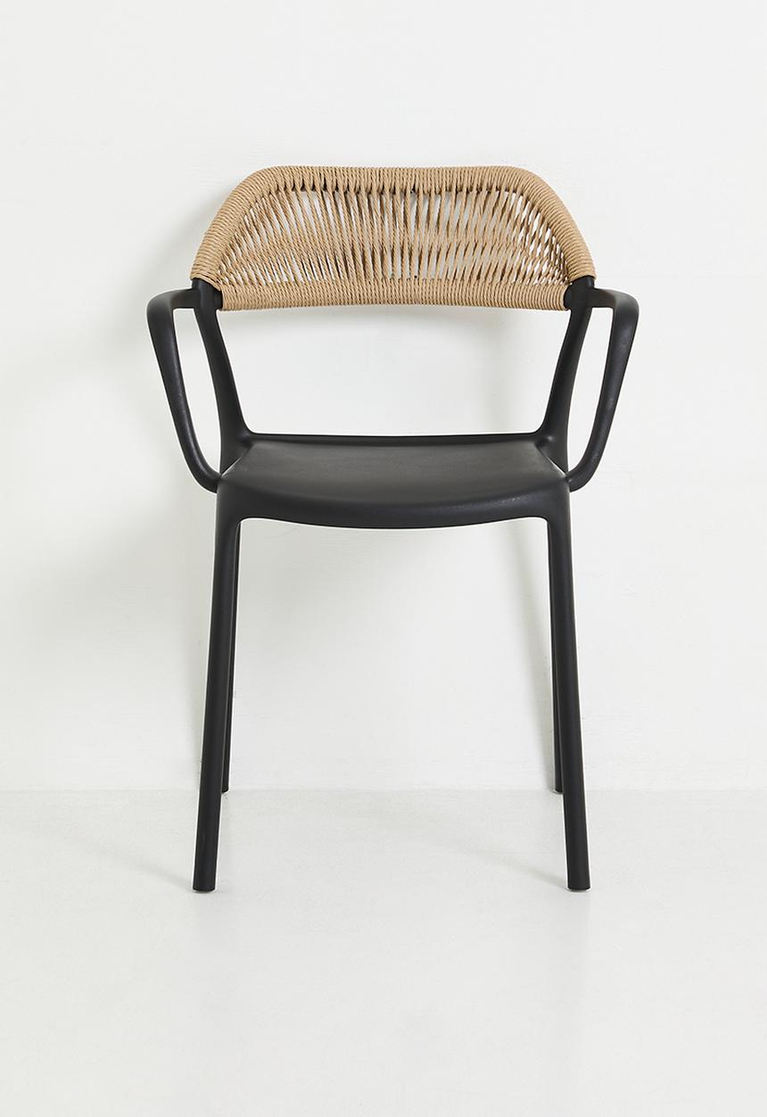 Sixth Floor - Solea Outdoor Dining Chair - Black