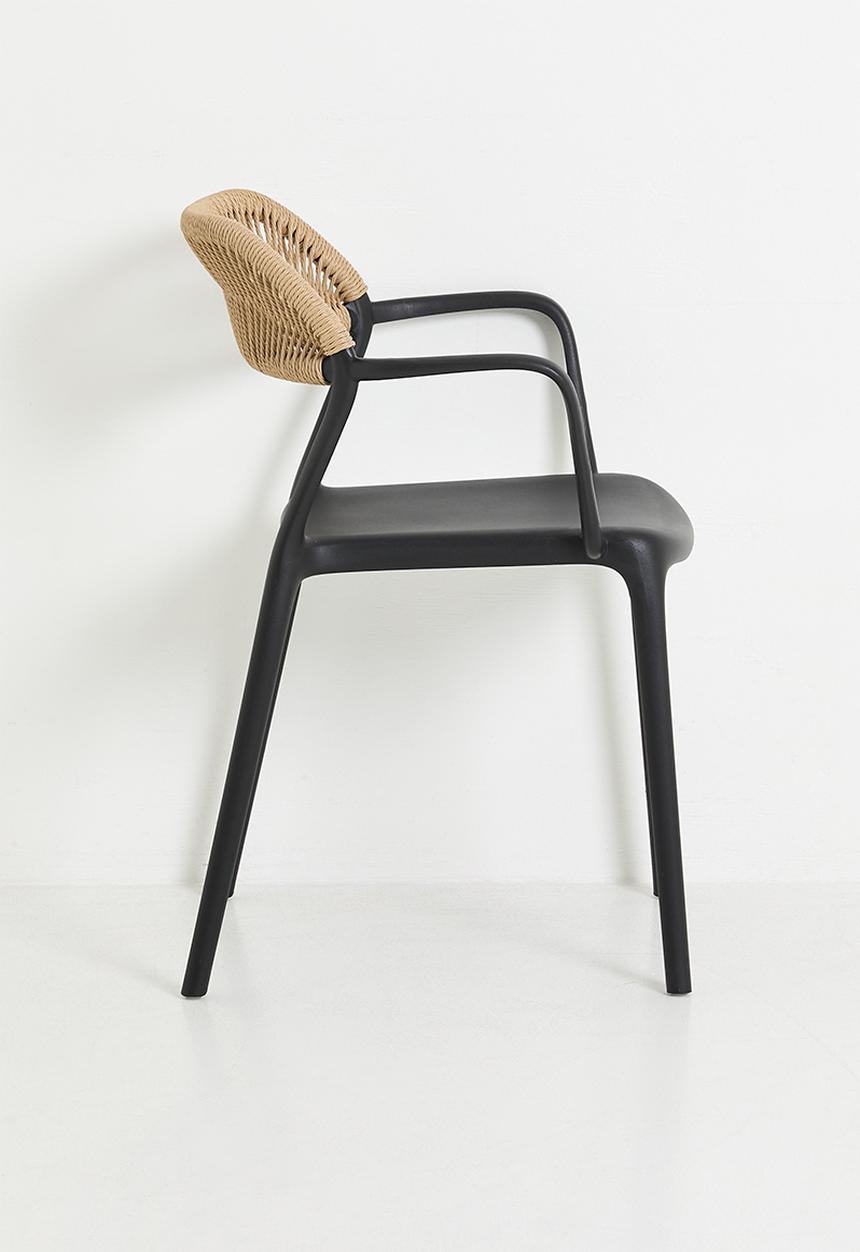 Sixth Floor - Solea Outdoor Dining Chair - Black
