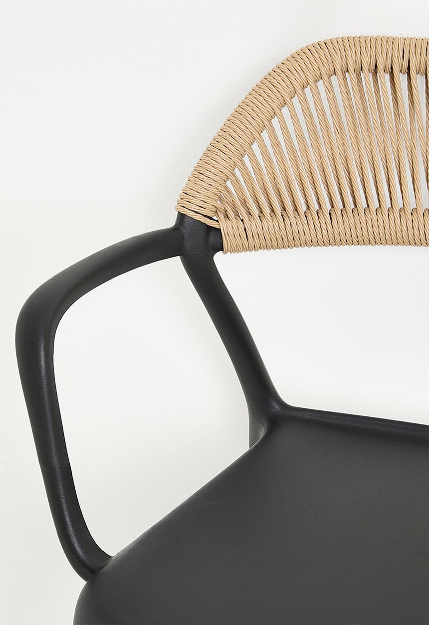 Sixth Floor - Solea Outdoor Dining Chair - Black