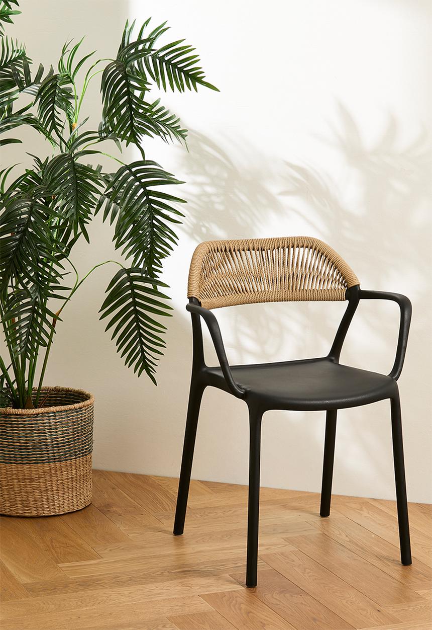 Sixth Floor - Solea Outdoor Dining Chair - Black