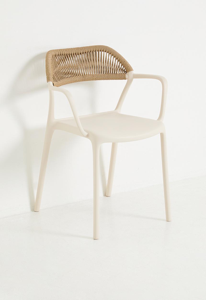 Sixth Floor - Solea Outdoor Dining Chair - Cream