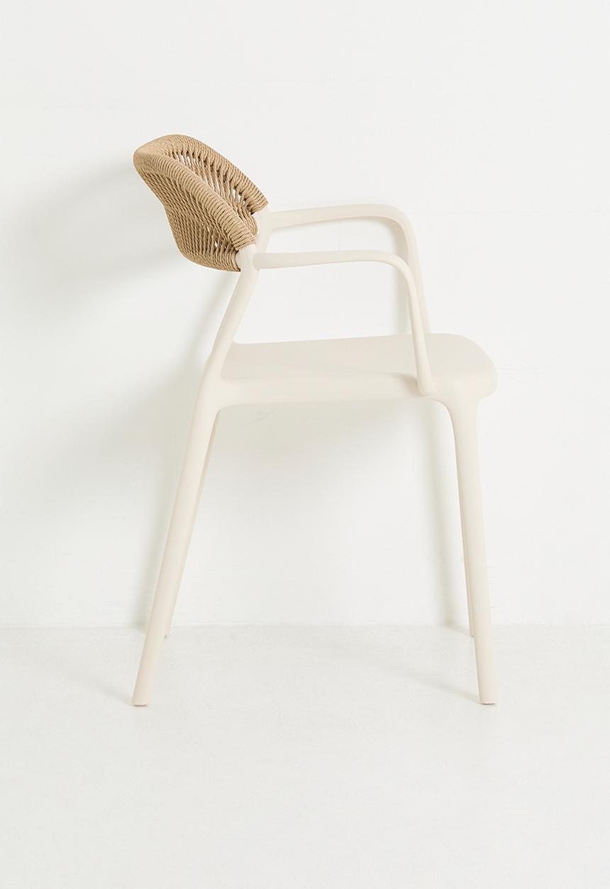 Sixth Floor - Solea Outdoor Dining Chair - Cream