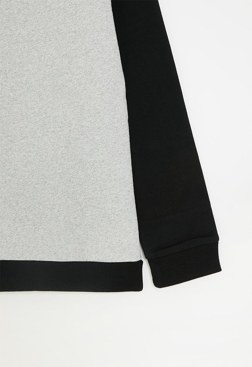 POLO - Boys anthony high neck sweater - black & grey