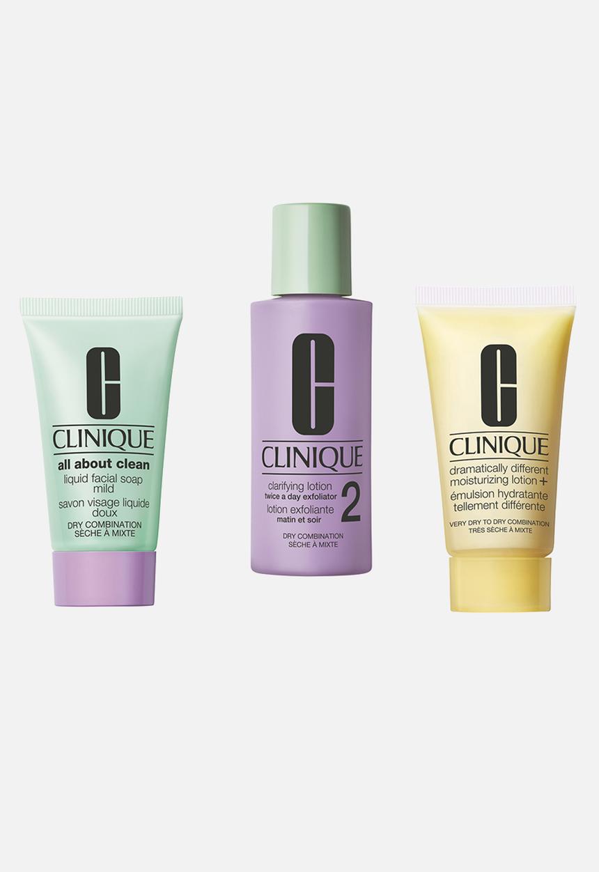 Clinique - Healthy Skin Routine: Mini 3-Step Kit For Dry Skin