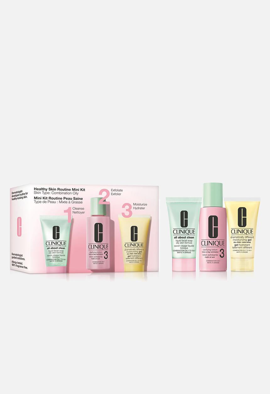 Clinique - Healthy Skin Routine: Mini 3-Step Kit For Combination Oily Skin