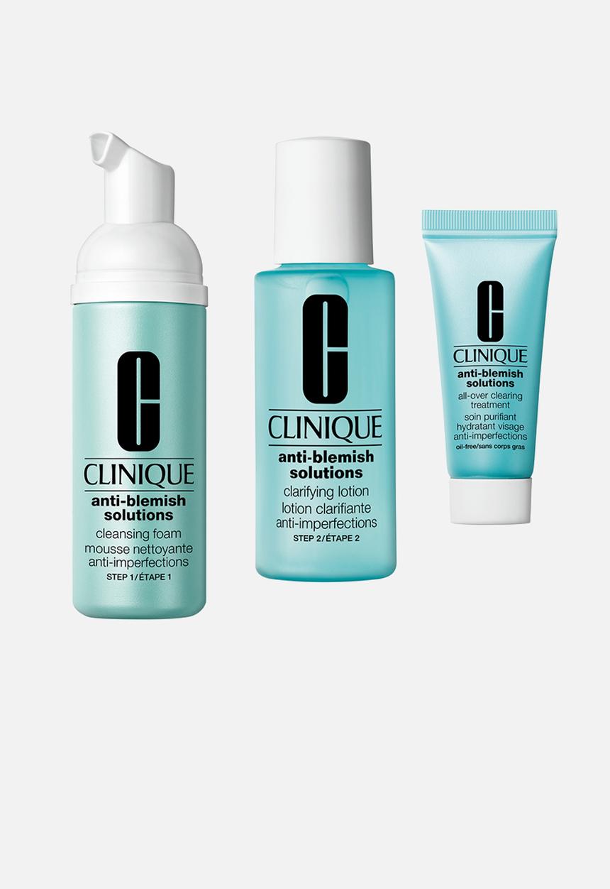 Clinique - Clear Skin Routine: Mini Anti-Blemish Solutions Kit