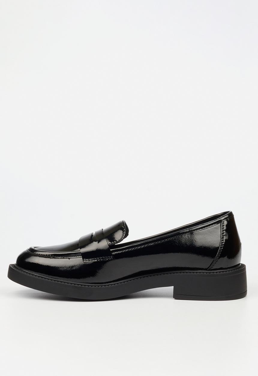 Miss Black - Poem 2 penny moc loafer - black