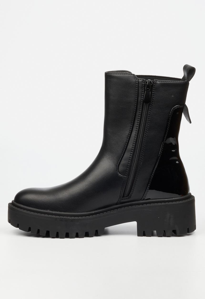 Miss Black - Mesa 1 chelsea chunky ankle boot - black