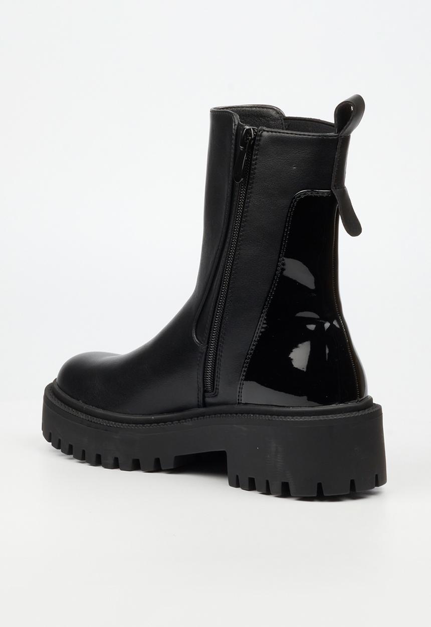 Miss Black - Mesa 1 chelsea chunky ankle boot - black