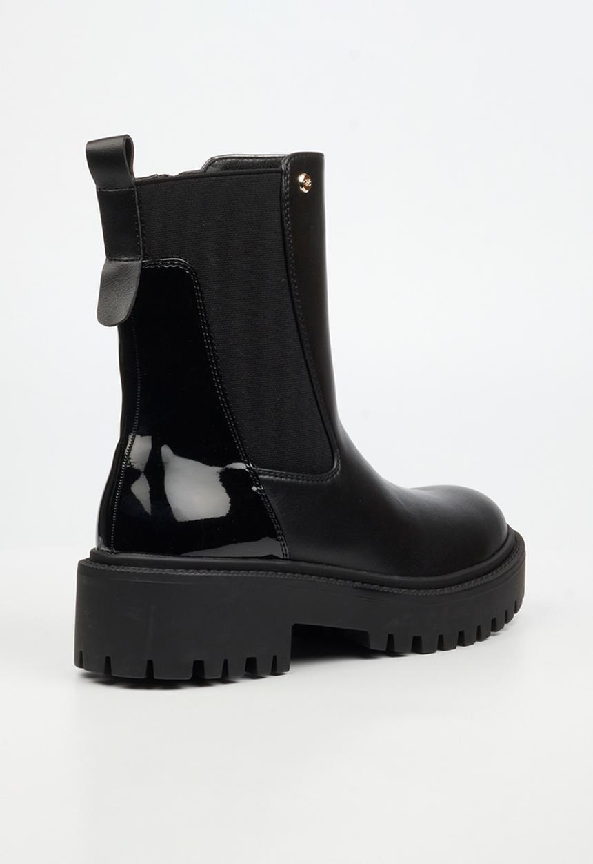 Miss Black - Mesa 1 chelsea chunky ankle boot - black