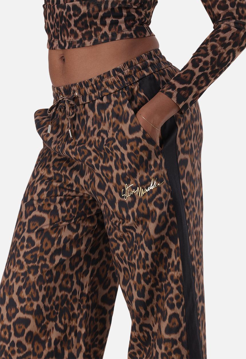 Steve Madden - Ladies carol leopard print pant - brown/chocolate