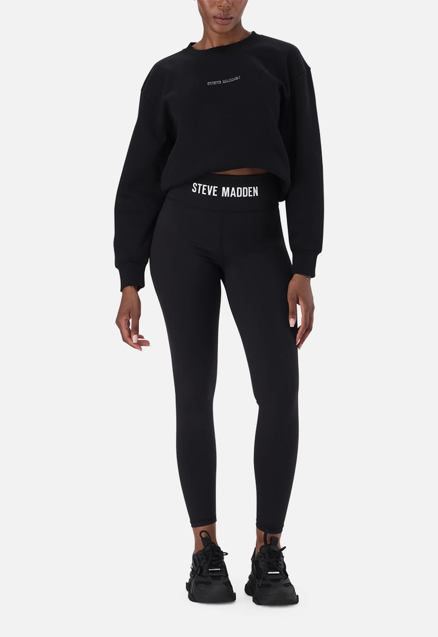 Steve Madden - Ladies grace high waisted bodycon legging - black