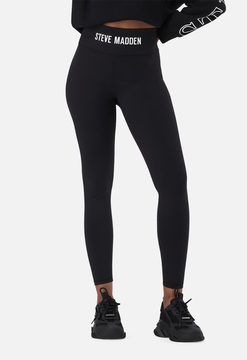 Steve Madden - Ladies grace high waisted bodycon legging - black