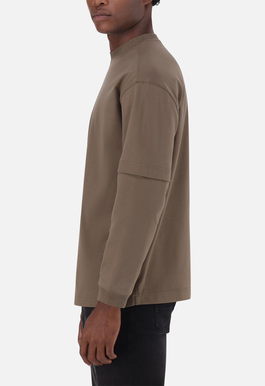 Steve Madden - Loki Longsleeve T-Shirt - Stone Gray