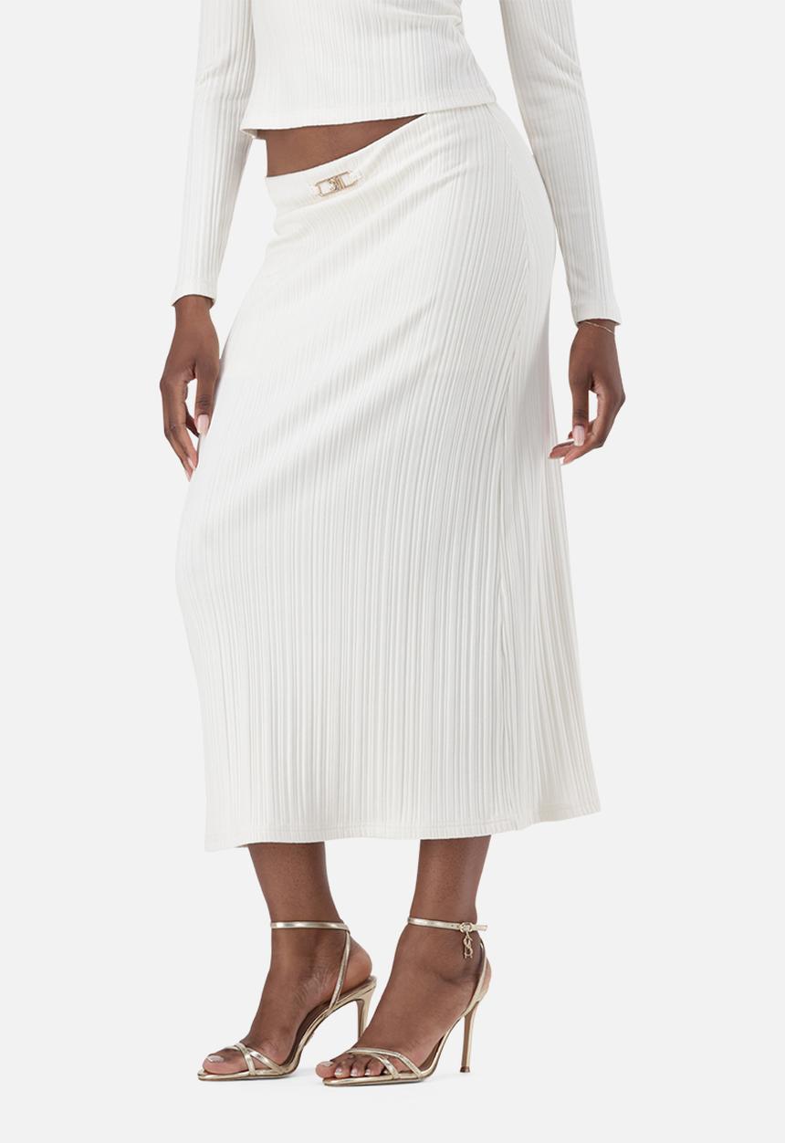 Steve Madden - Ladies diane midi modal skirt - cream