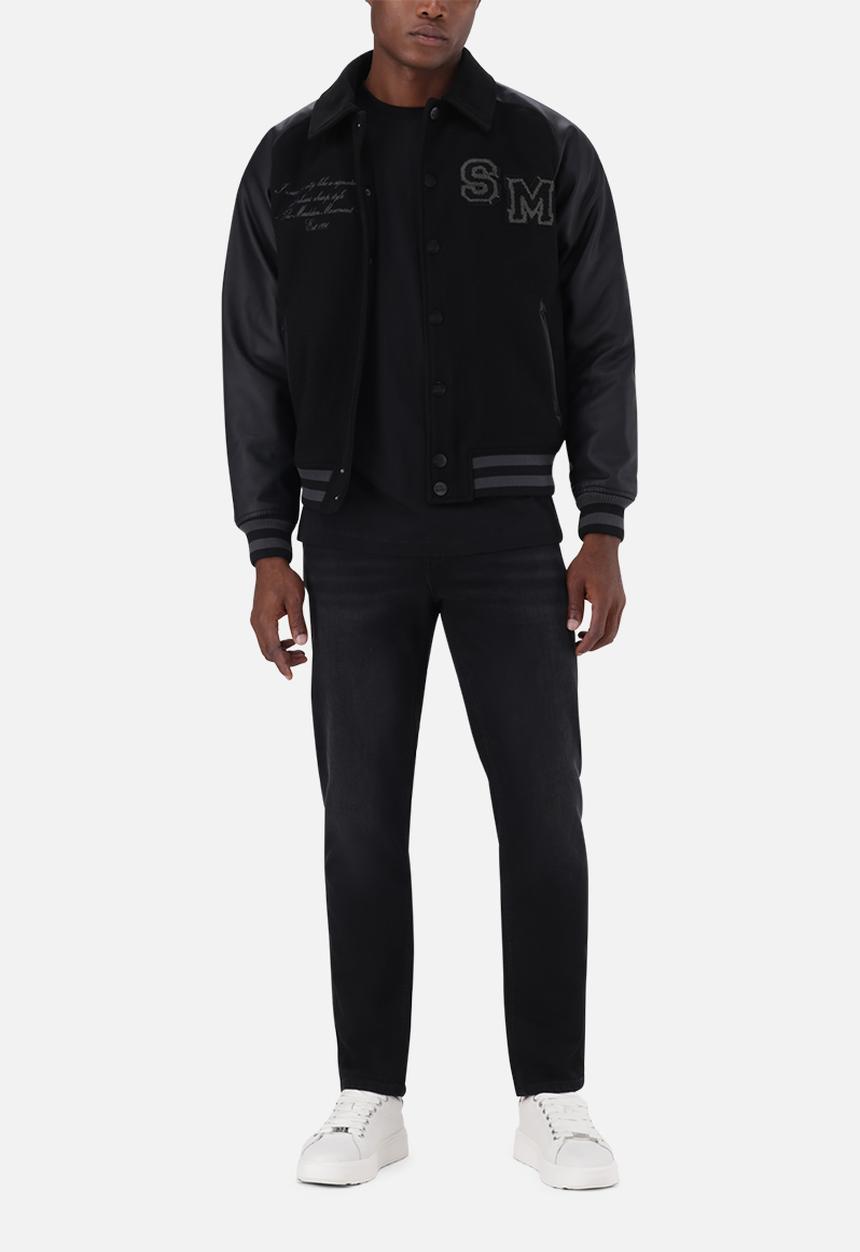 Steve Madden - Briggs Baseball Jacket - Black