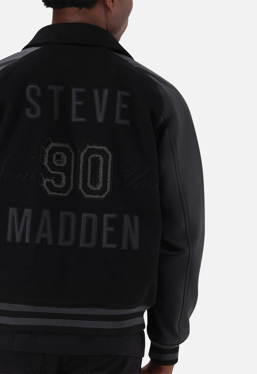Steve Madden - Briggs Baseball Jacket - Black