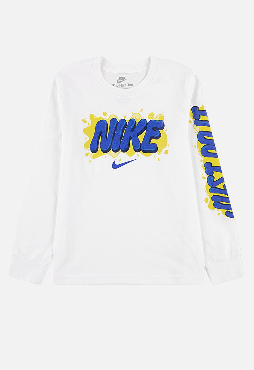 Nike - Nike slime long sleeve tee - white