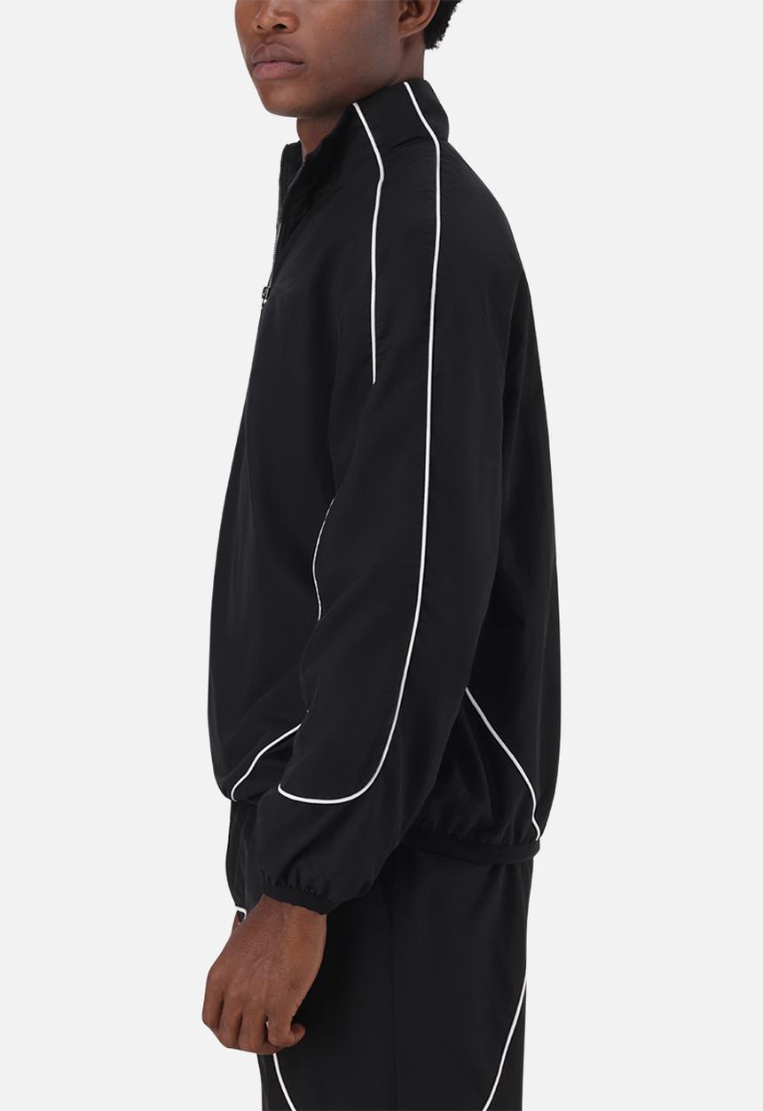 Steve Madden - Plato Piping Track Top - Black/White