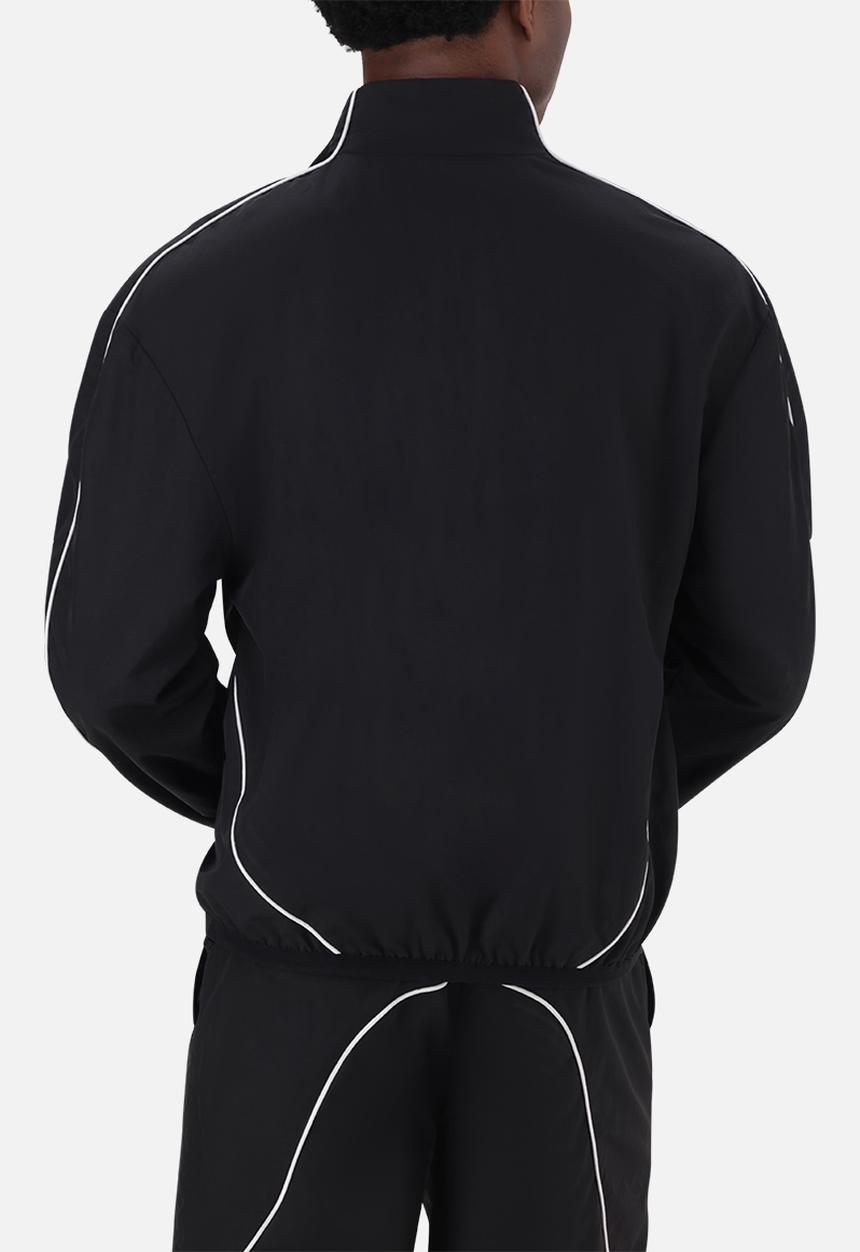 Steve Madden - Plato Piping Track Top - Black/White