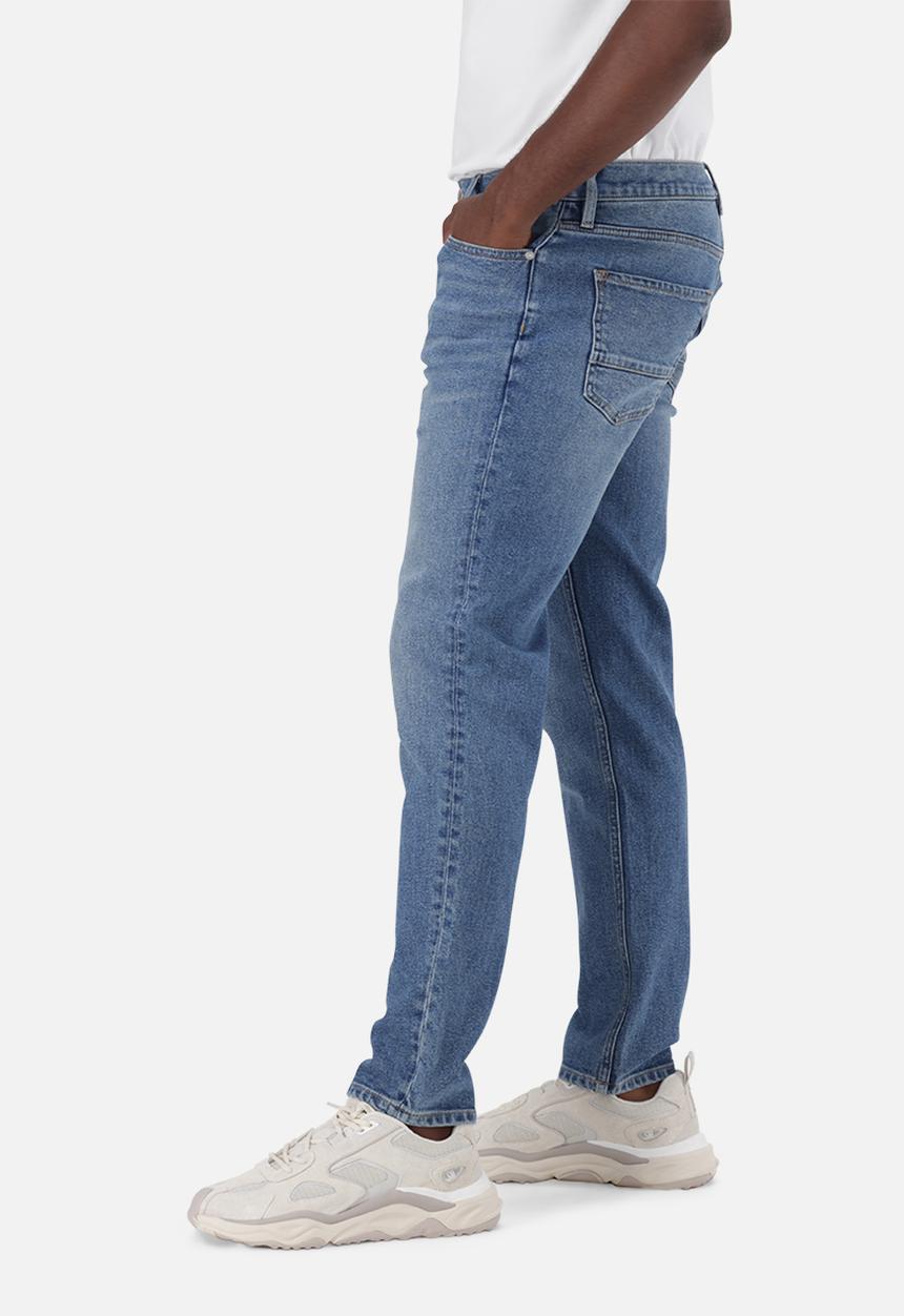Steve Madden - Mens Slade Slim Mid Wash 2 - Mid Blue
