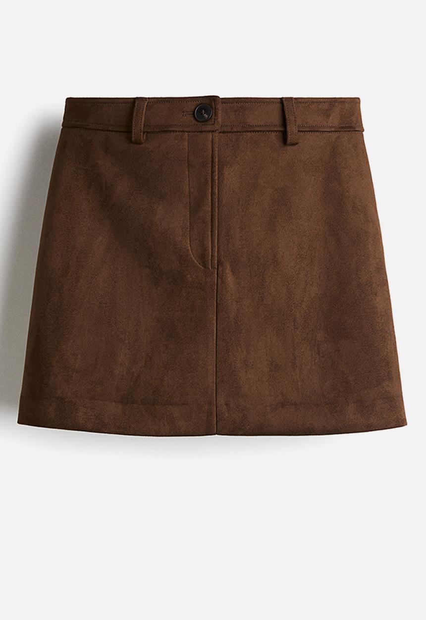 H&M - Mini skirt - dark brown