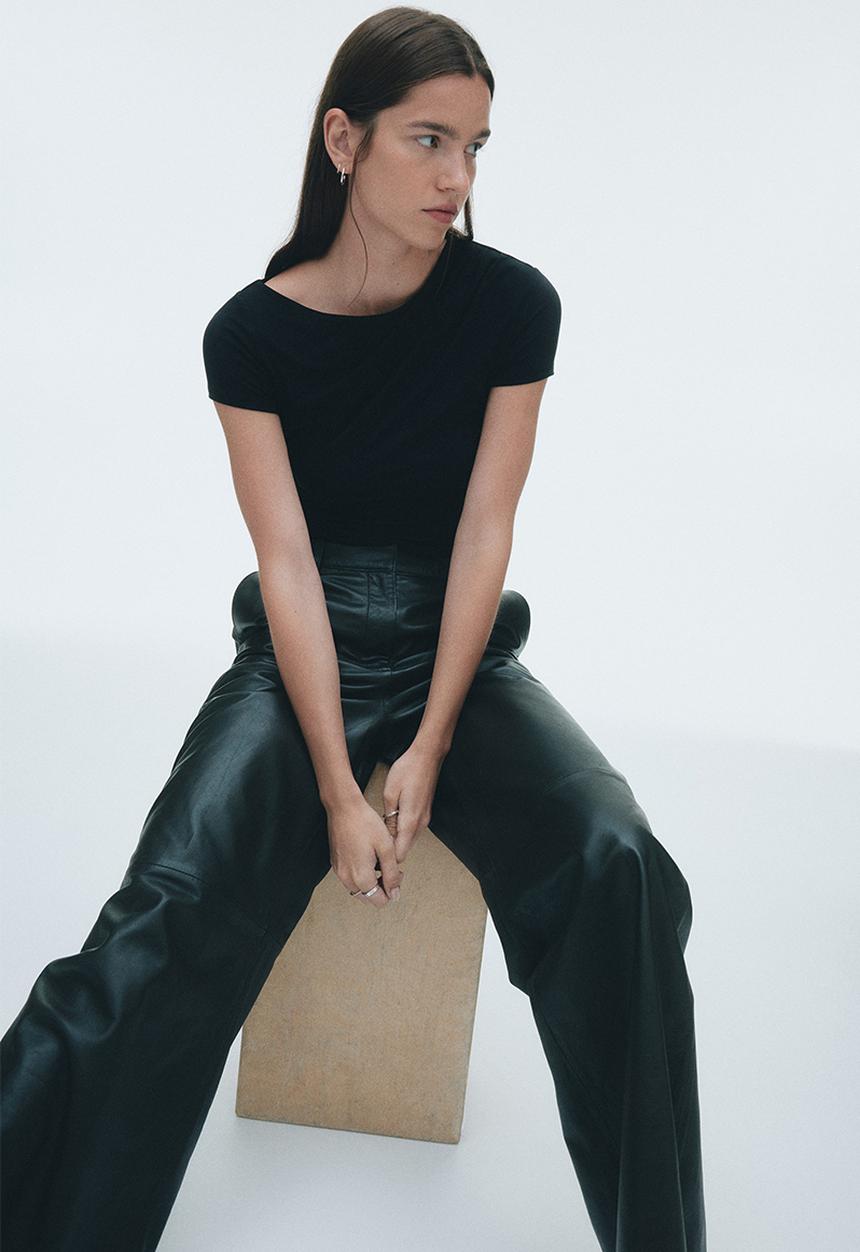 H&M - Draped top - black