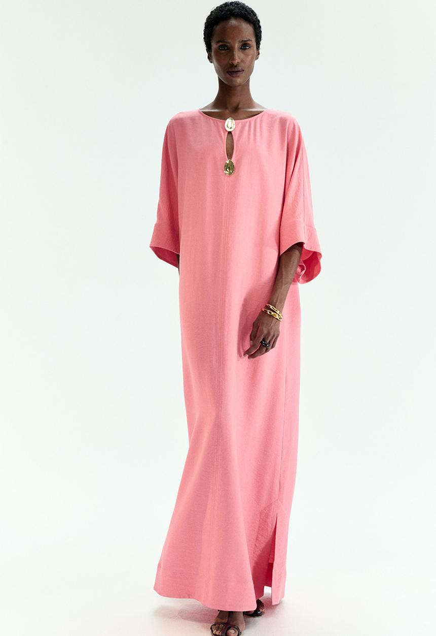 H&M - Maxi kaftan dress - pink