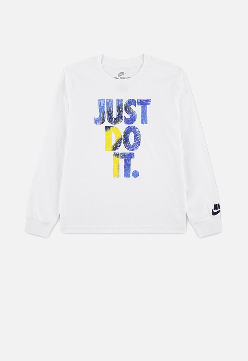 Nike - Nike club revealed long sleeve tee - white