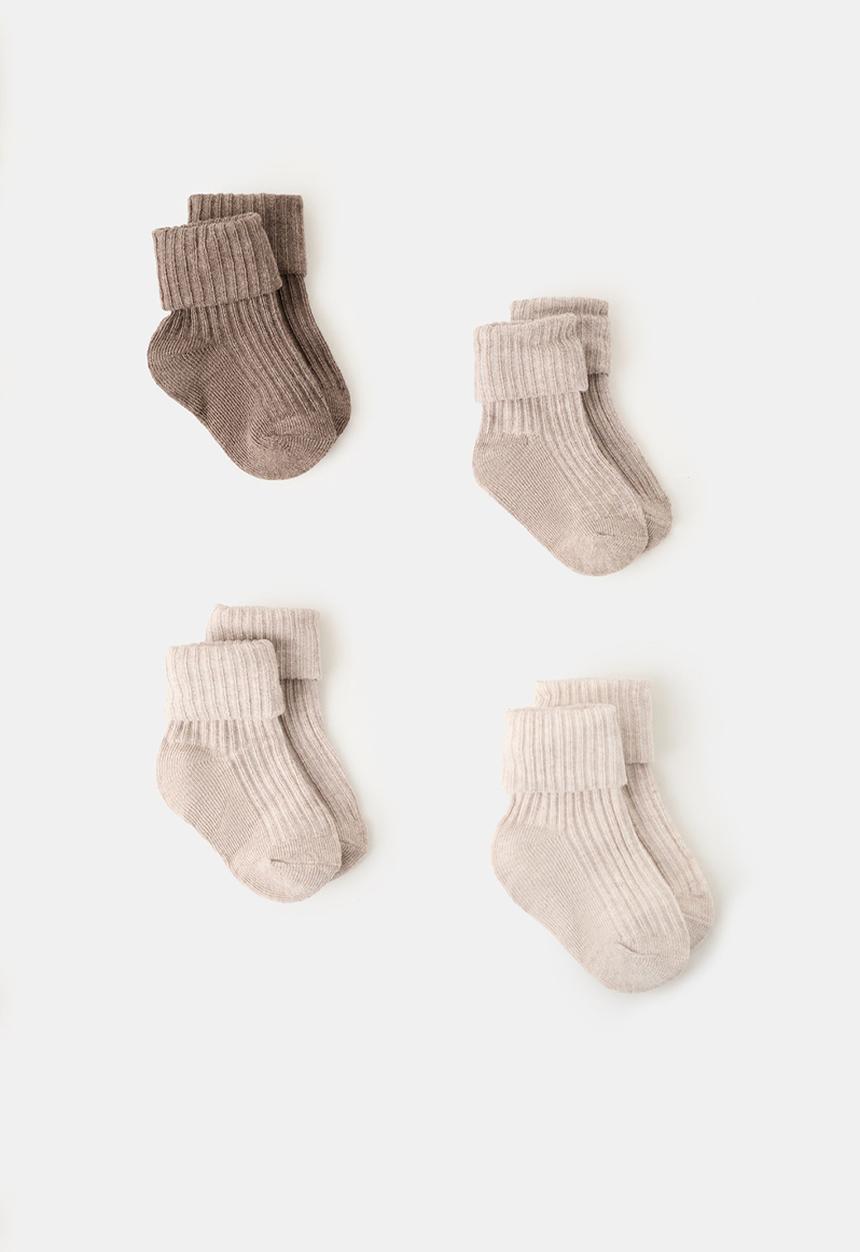 MANGO - Calcetines  -  Light Beige