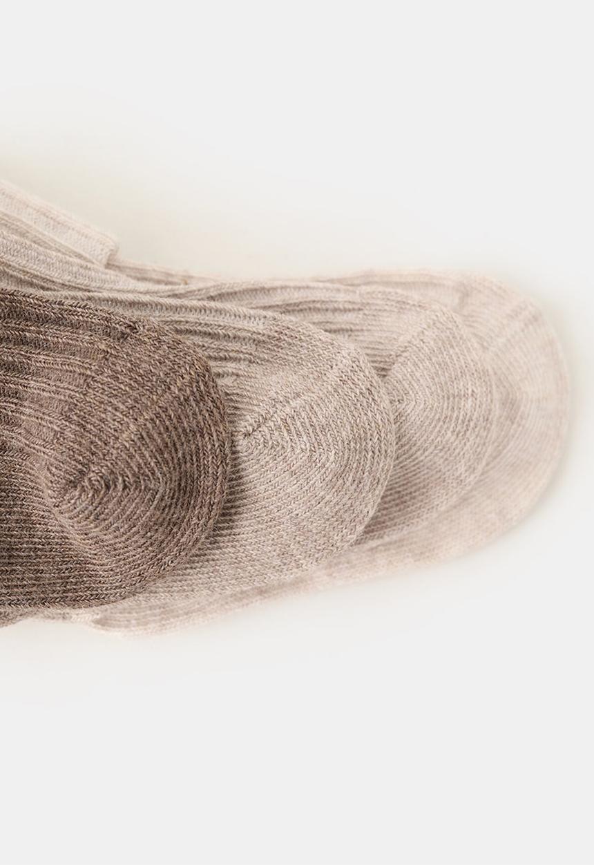 MANGO - Calcetines  -  Light Beige