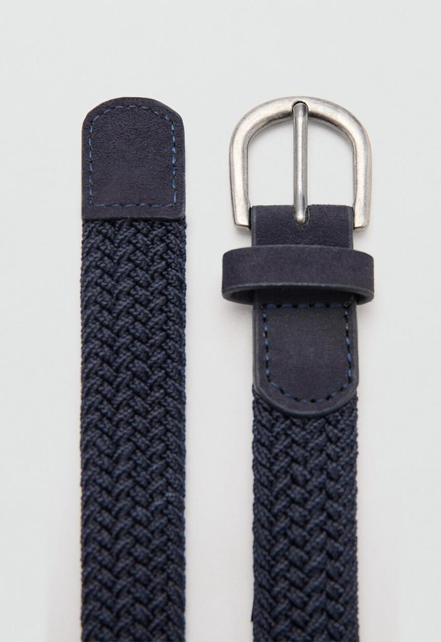 MANGO - Cinturón  -  Navy