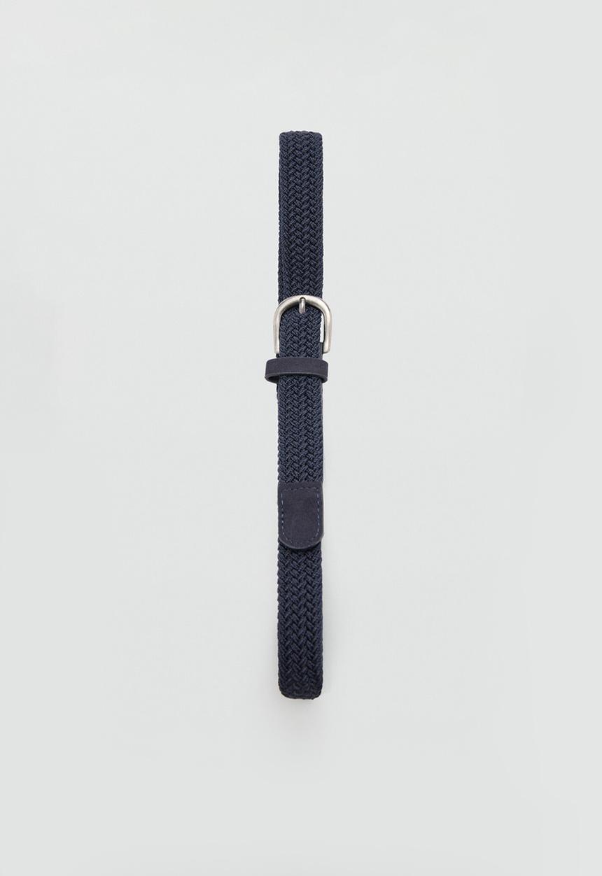 MANGO - Cinturón  -  Navy