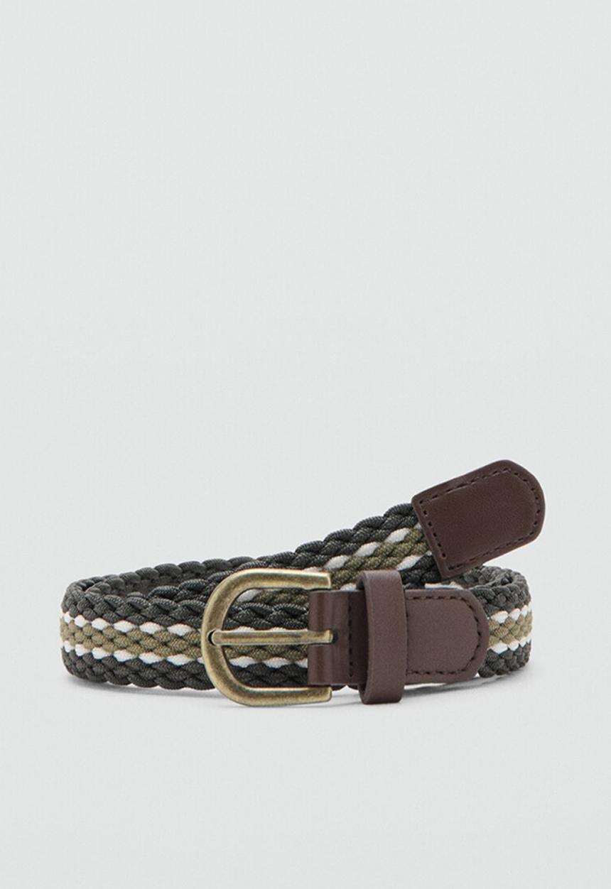 MANGO - Cinturón - Khaki