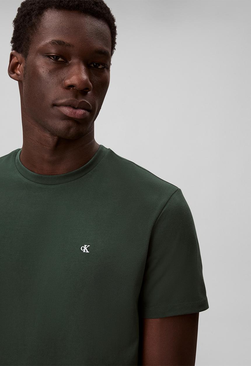 Calvin Klein - Short Sleeve Classic Monogram Tee - Sycamore