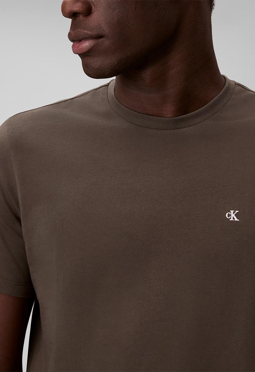Calvin Klein - Short Sleeve Classic Monogram Tee - Beluga