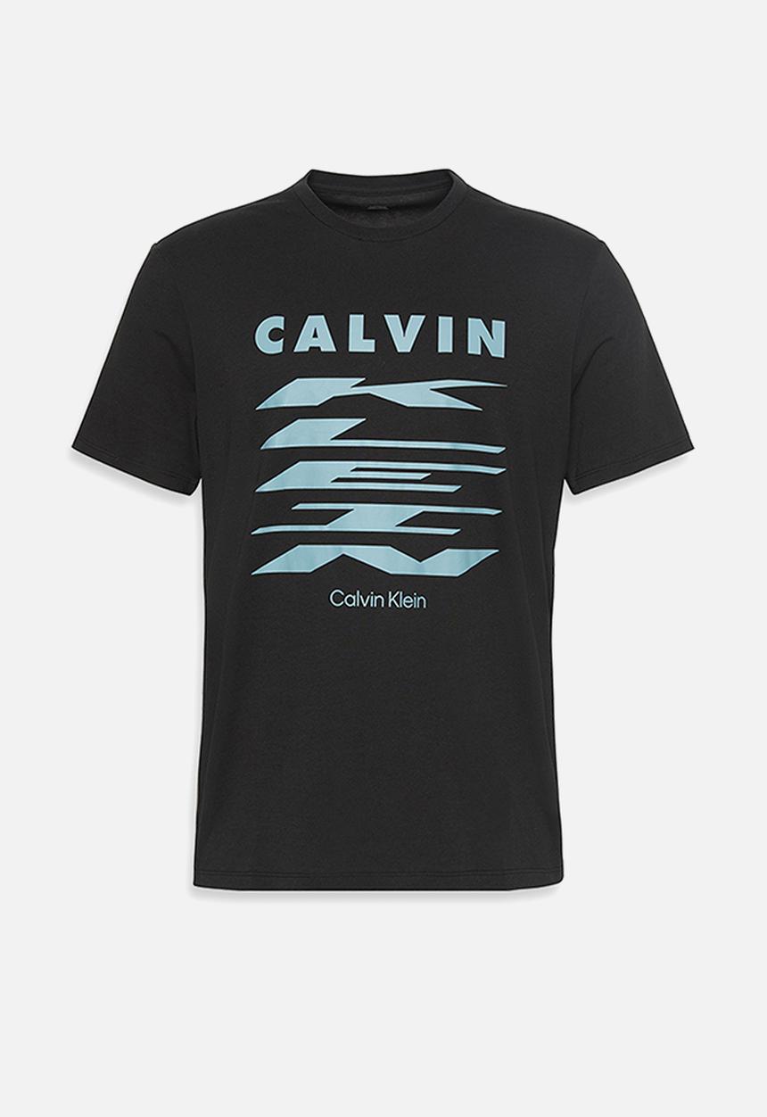 Calvin Klein - Ss 30S Eu Klein Stretch Graphic Tee - Black