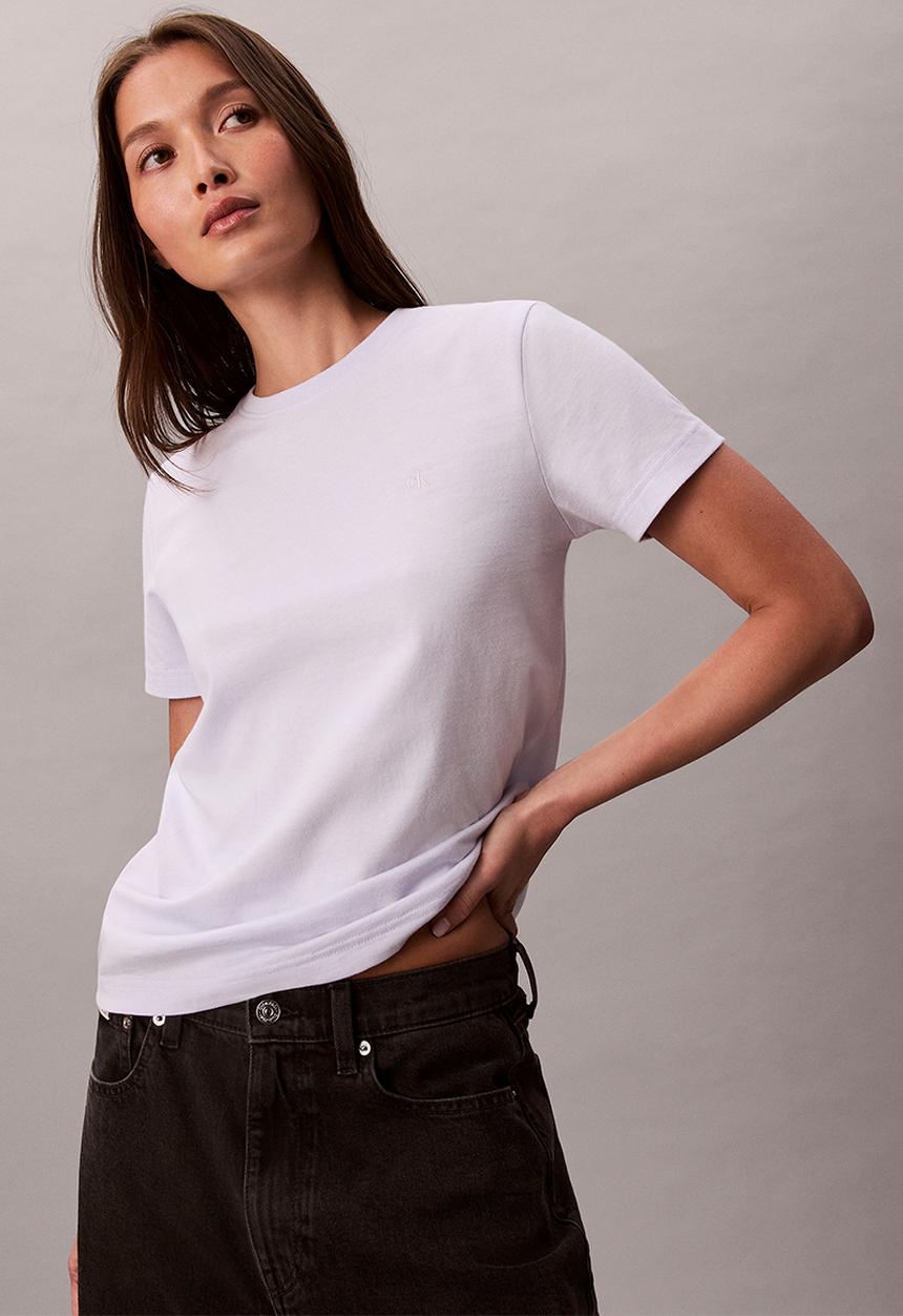 Calvin Klein - Archive jersey crew tee eu - lacey lilac