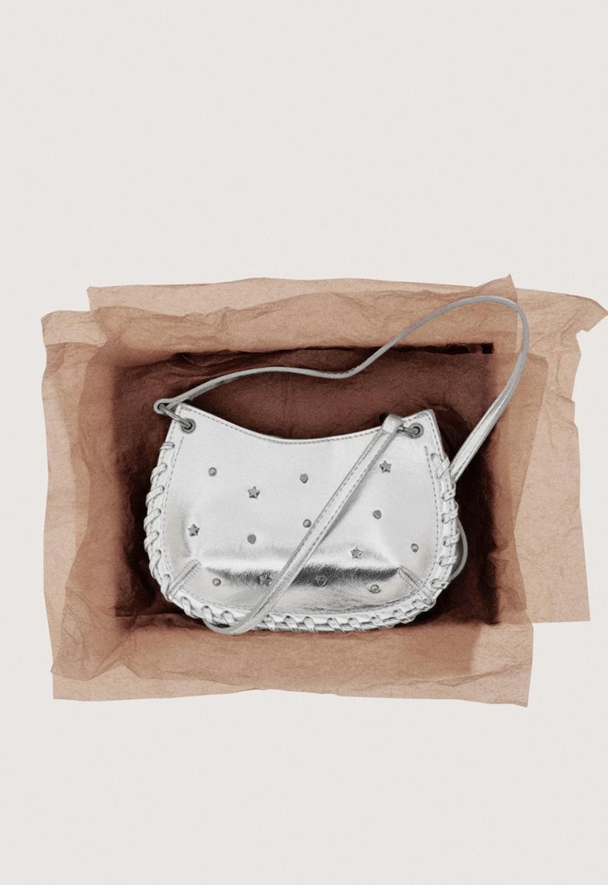 MANGO - Mini Bag SILVER  -  Silver