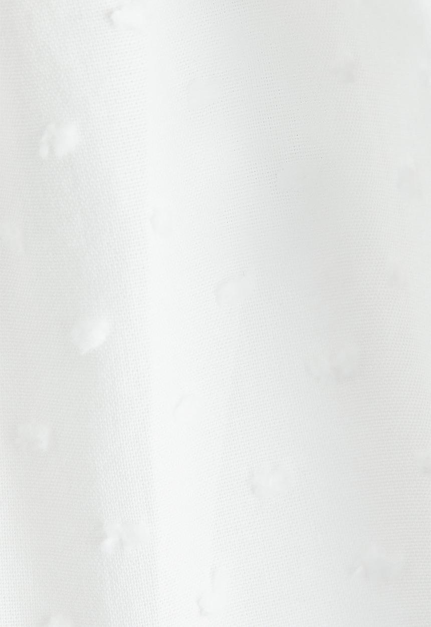 H&M - Cotton plumeti blouse - white