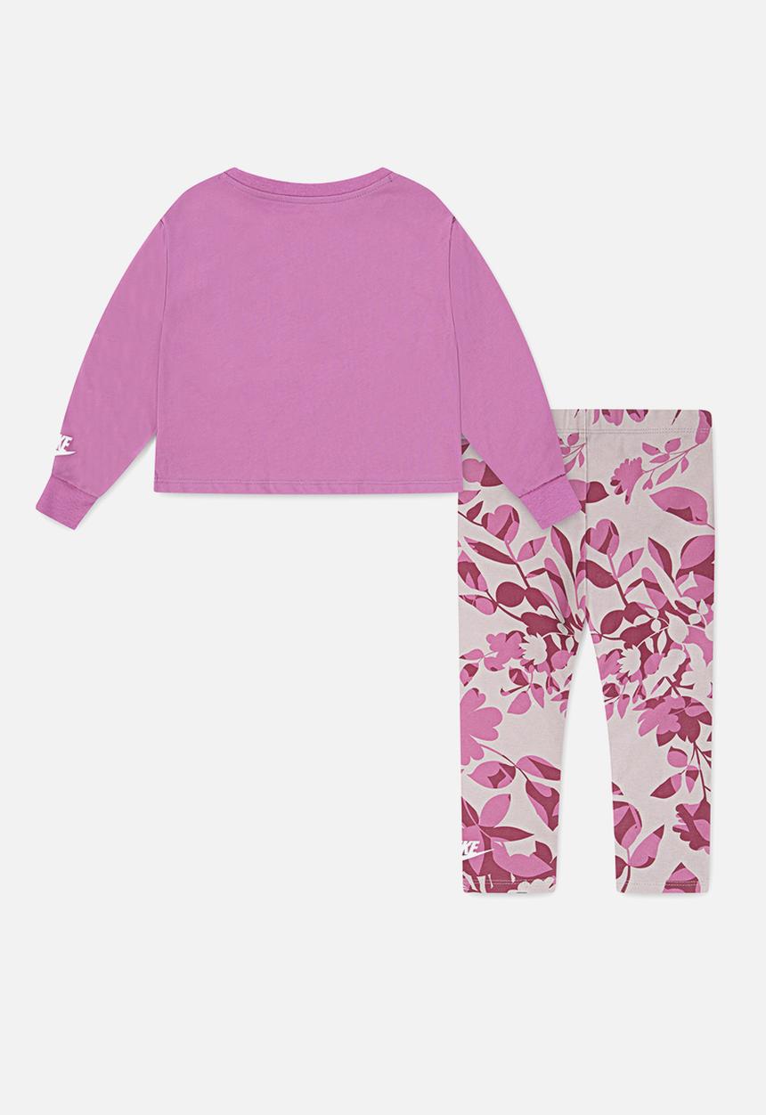 Nike - Nike printed club legging set - platinum violet