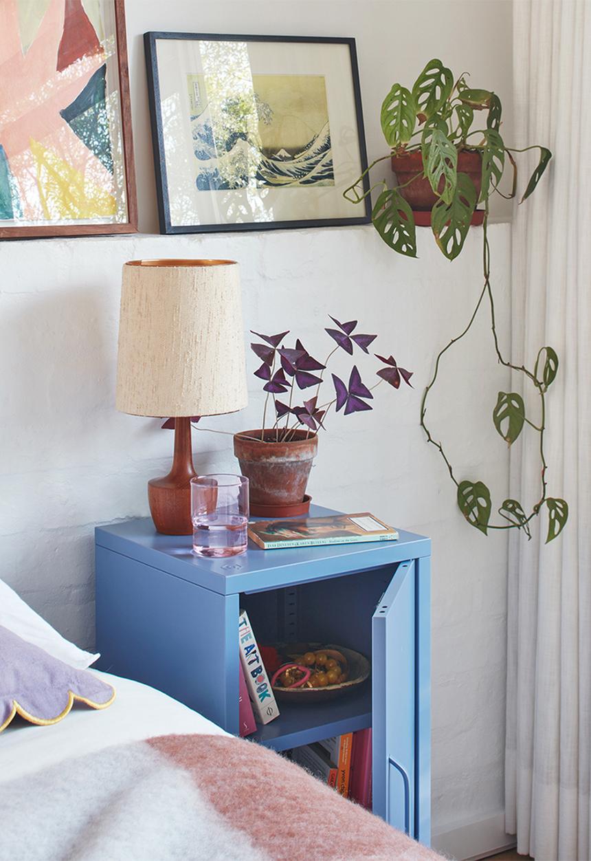 Popstrukt - Sugar cube side table - pigeon blue