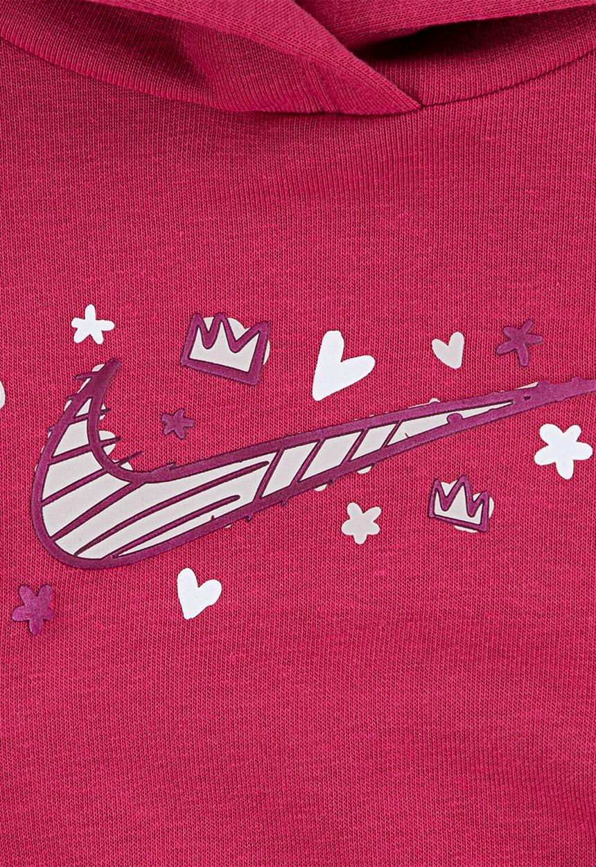 Nike - Nike essentials fleece hoodie - sweet beet