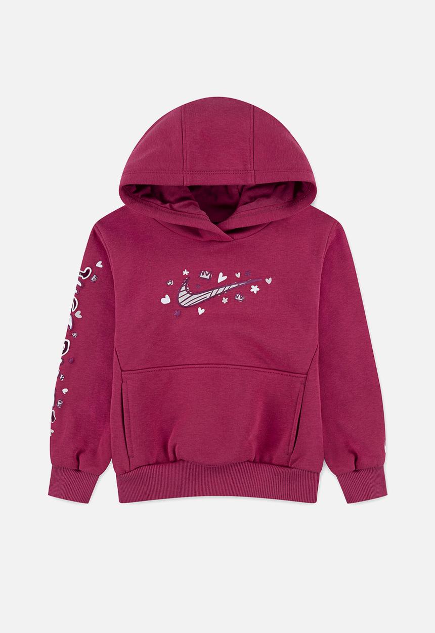 Nike - Nike essentials fleece hoodie - sweet beet