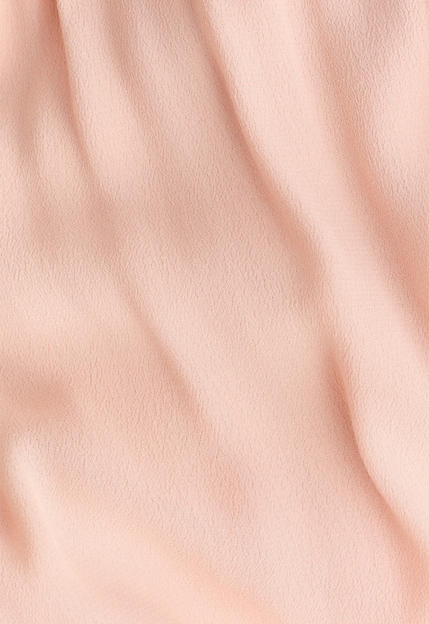 H&M - Draped maxi dress - powder pink